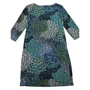 Style & Co. Woman's Paisley Dress, Medium, Sequin Accent
